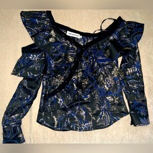 Self-portrait asymmetrical blouse